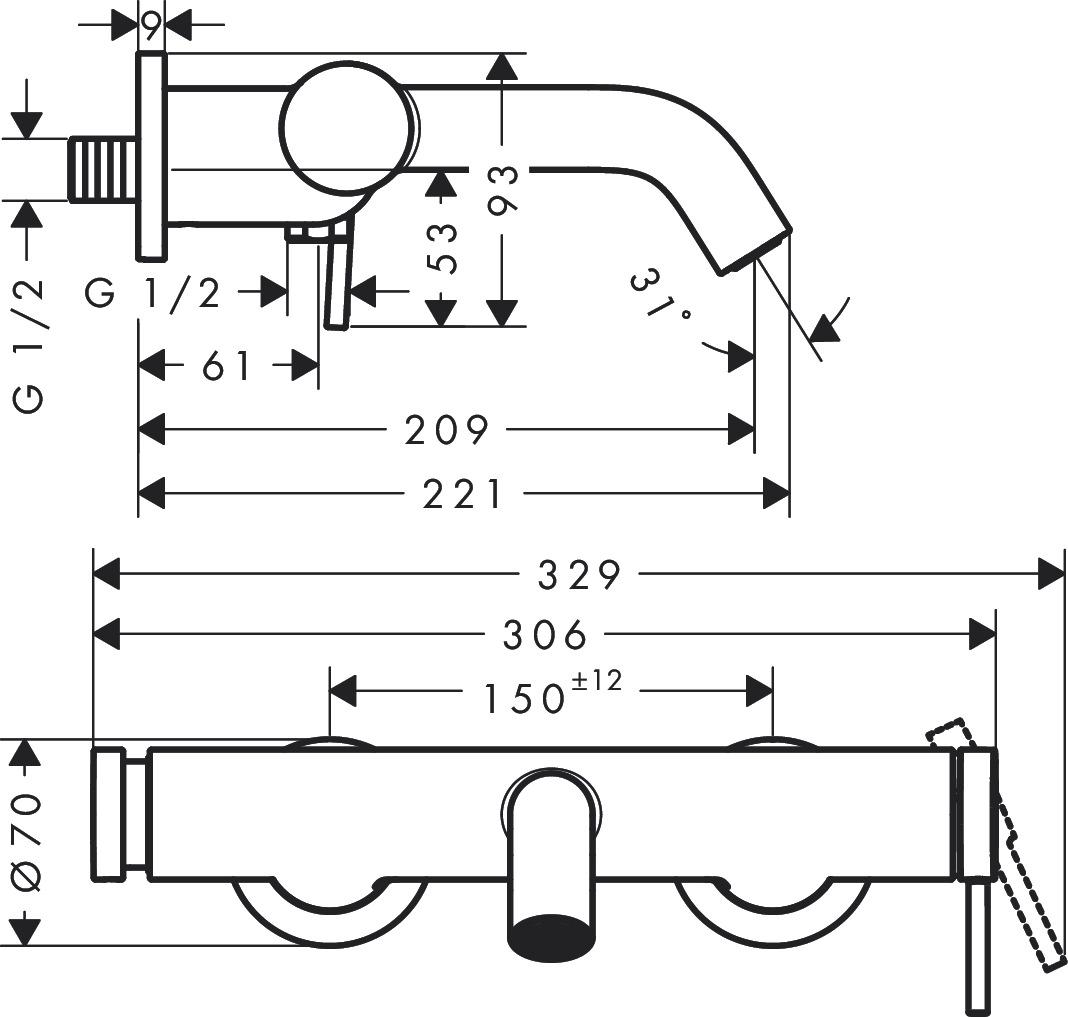 Hansgrohe tecturis