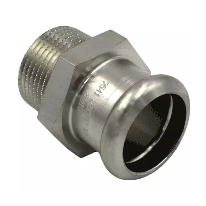 Муфта сталь нерж AISI 316L Дн 18х3/4\" пресс/НР Ру16 Inoxpres RM ...