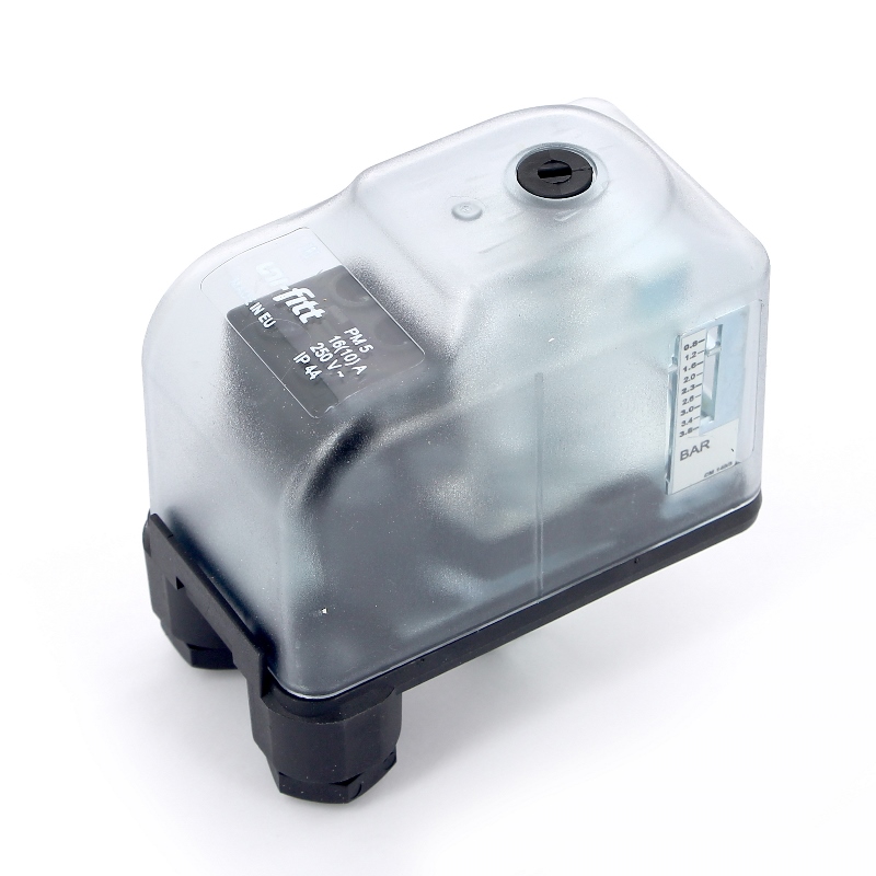 Реле давления uni fitt Реле давления UNI-FITT PM 5 с накидной гайкой 1/4", 1-5 бар, в прозрачном корпус
