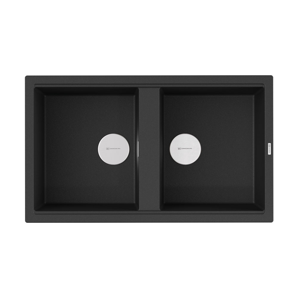 Кухонная мойка Omoikiri Kitagawa 86-2-GB 86 4993492 графит