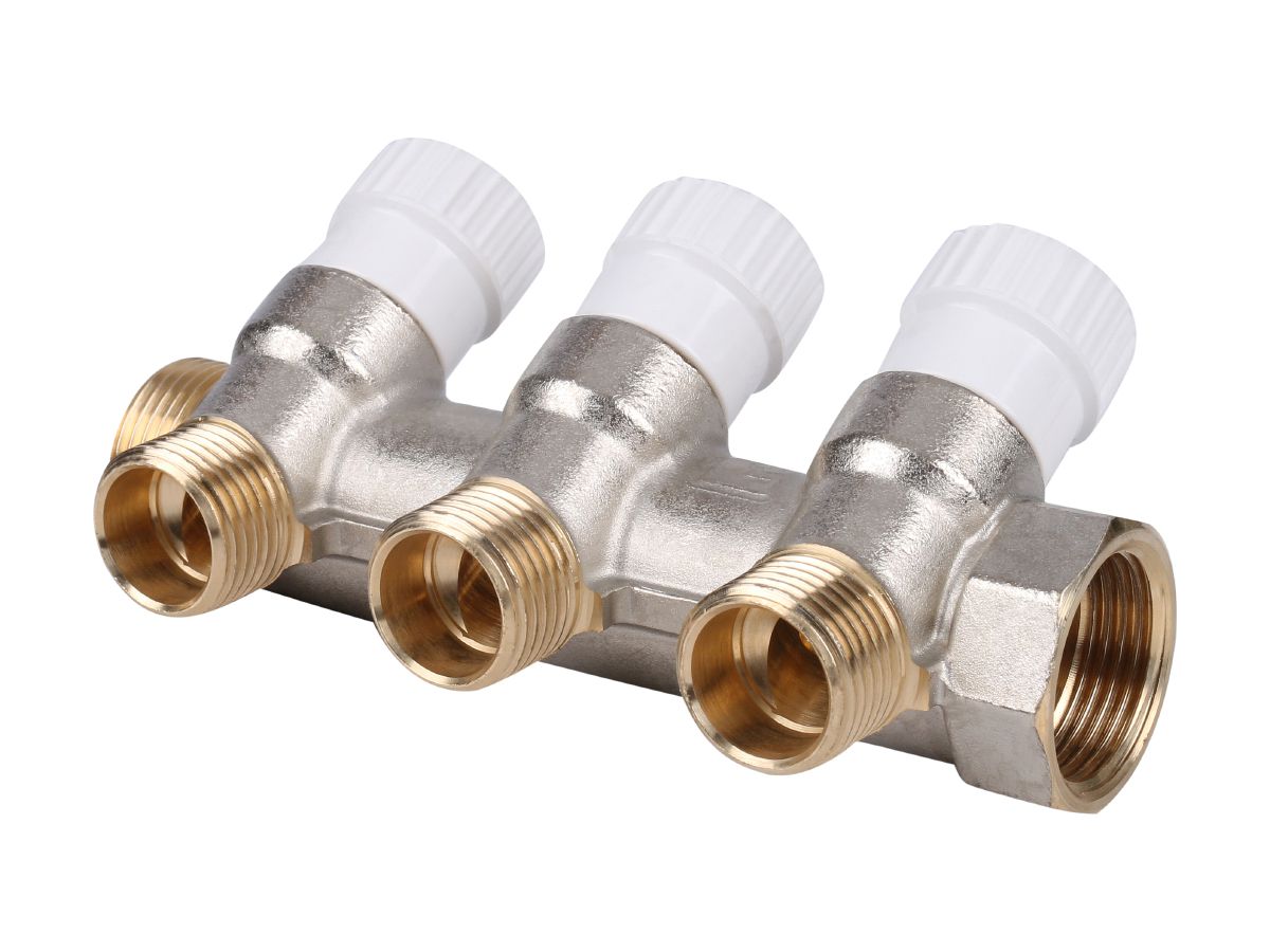 Коллектор stout распределительный способы крепления. Stout коллектор регулирующий 1", 2 отвода 3/4" ек. Smb-6849-341203. Smb-6850-343402 stout коллектор регулирующий 3/4", 2 отвода 3/4"ек. Smb 6211 341202 stout.