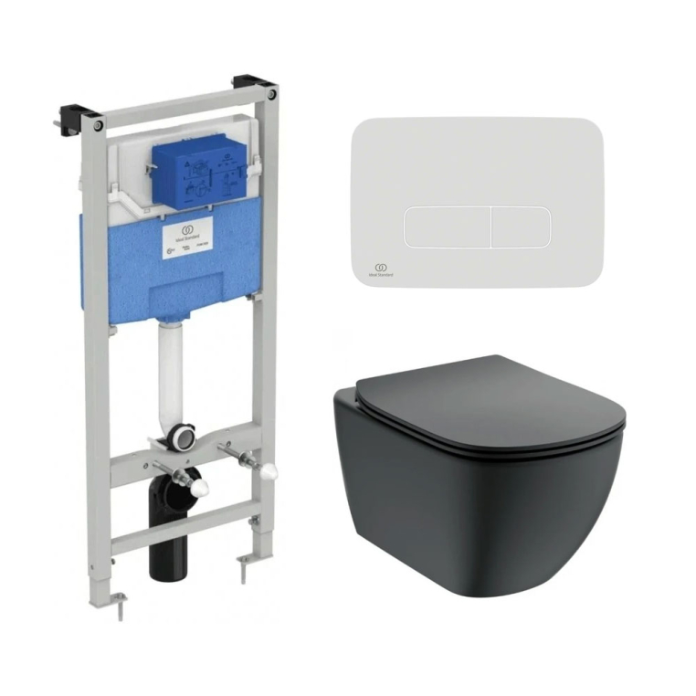 Подвесной унитаз ideal standard tesi t0079v3 с сиденьем t3527v3, чёрный матовый. Инсталляция идеал стандарт. Ideal standard инсталляция prosys. Инсталляция ideal standard. R020467 ideal standard.