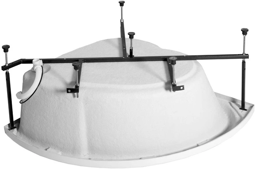 Каркас для угловой акриловой ванны. Рама разборная "catania 160". Установка каркаса на угловую ванну. Каркас регулируемый для акриловой ванны "comfort maxi" 1,8*0,8 (метакам). Акриловая ванна aquanet fregate 120*120.