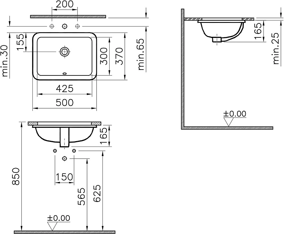 9. Vitra 5474b003-0618. 1. 104. Количество умывальников определяется.