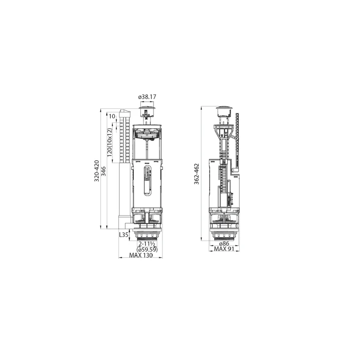 Двухуровневая арматура iddis. Арматура iddis f012400-01k. комплект арматуры iddis f012400-01k. арматура смывная iddis, 2-ур, нп, тип а, f012400-01k. арматура iddis 2-ур, нп f012400-01к.